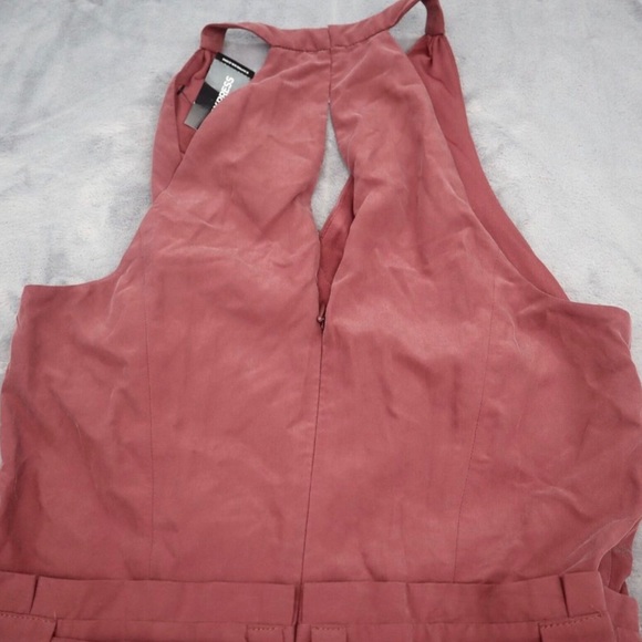 Dusty Rose Pink Mauve Dressy Jumpsuit Romper Express - Picture 8 of 8